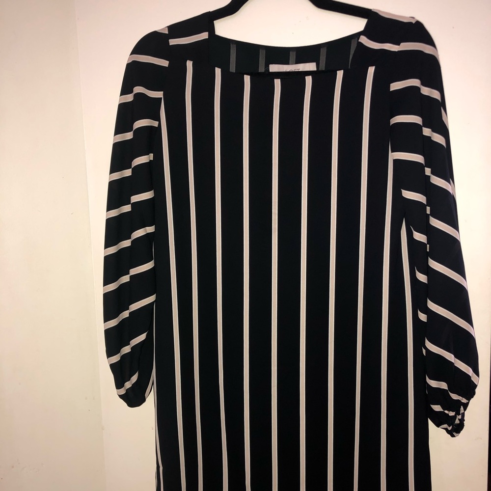 Long sleeve lined dress